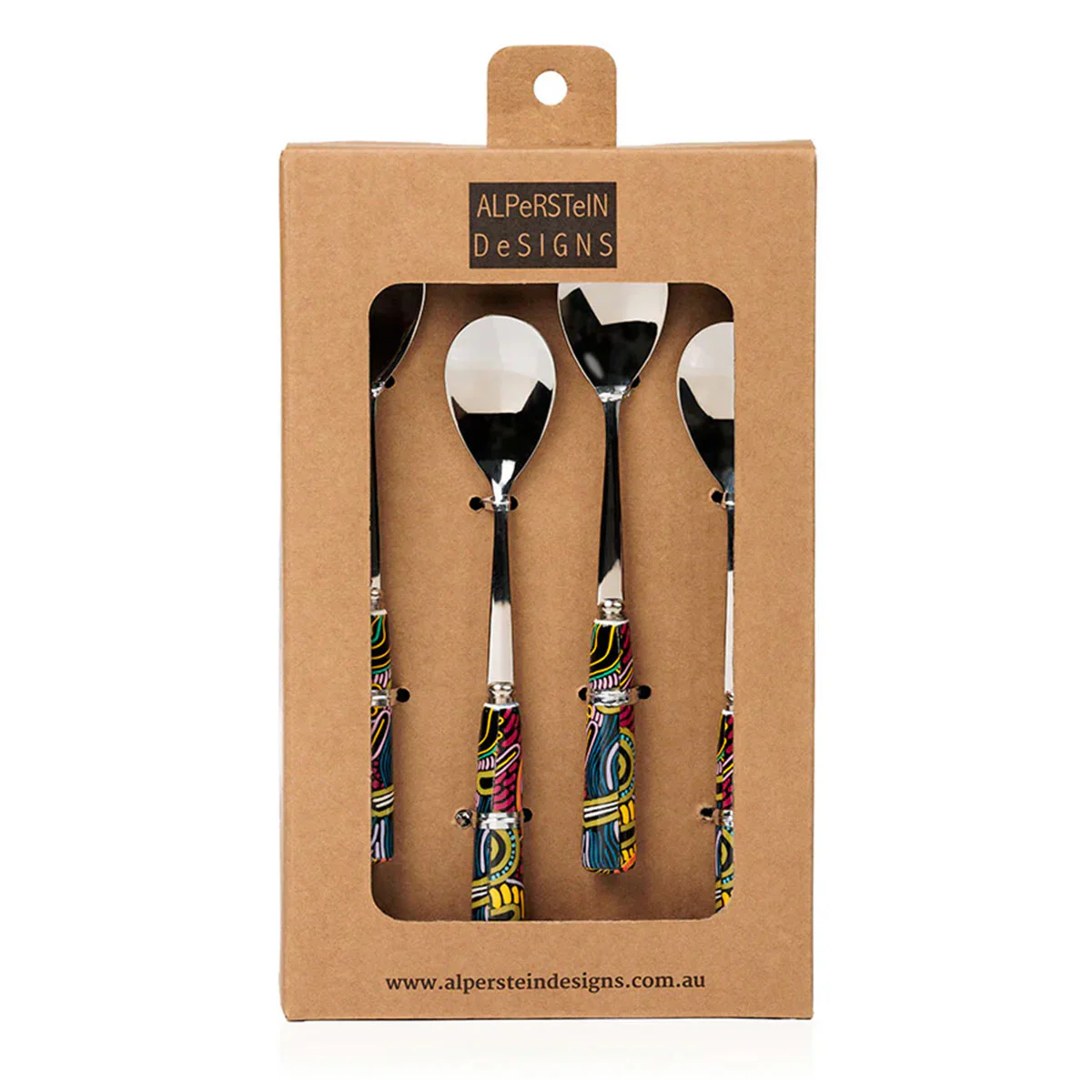 Teaspoon Justin Butler Set of 4 - Alperstein Designs