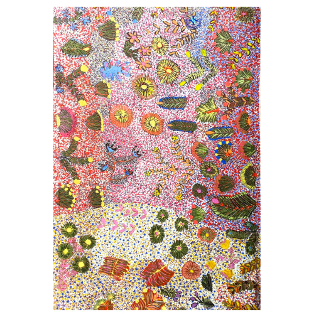 Tea Towel My Country and Bush Medicine Plants Julieanne Kngwarrey Morton JMO420 - Better World Arts