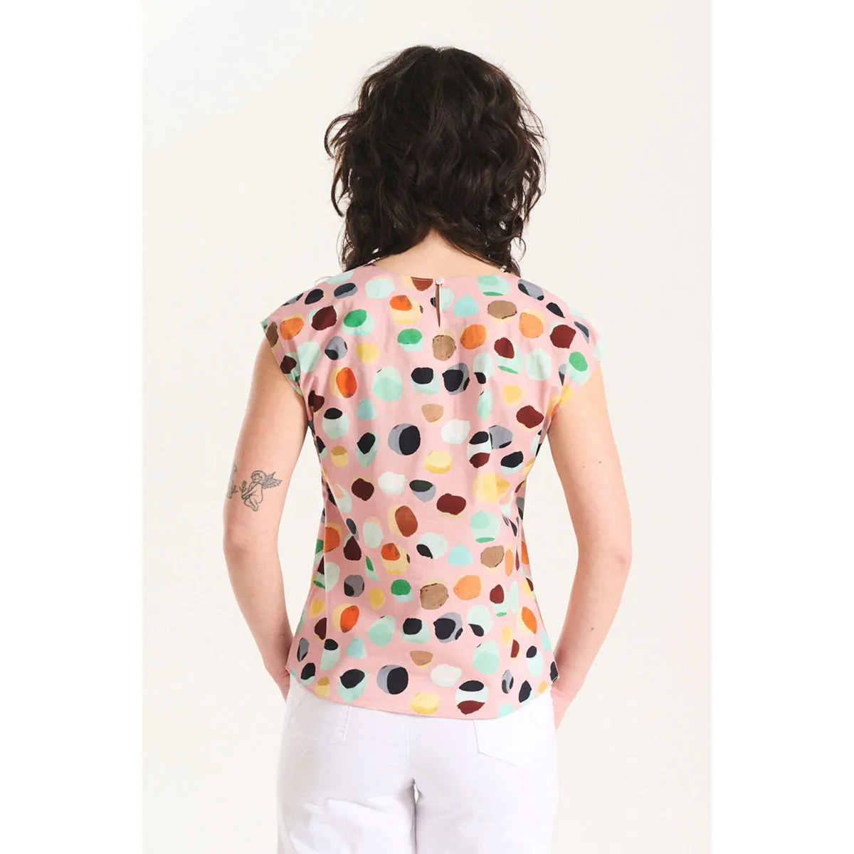 Tee Cotton Confetti Pink - Olga de Polga - Image 3