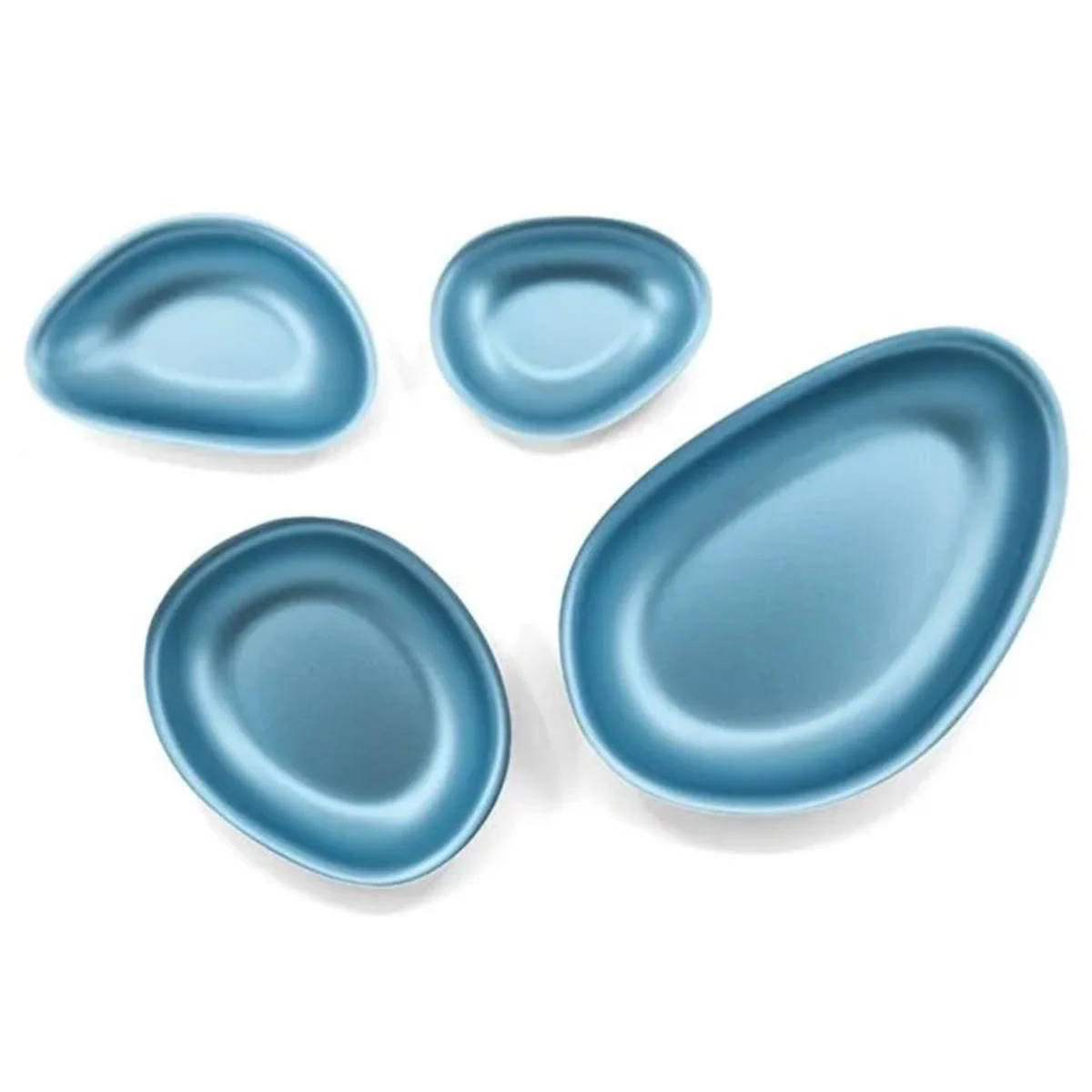 Tidal Bowl Set of 4 Aqua - FINK