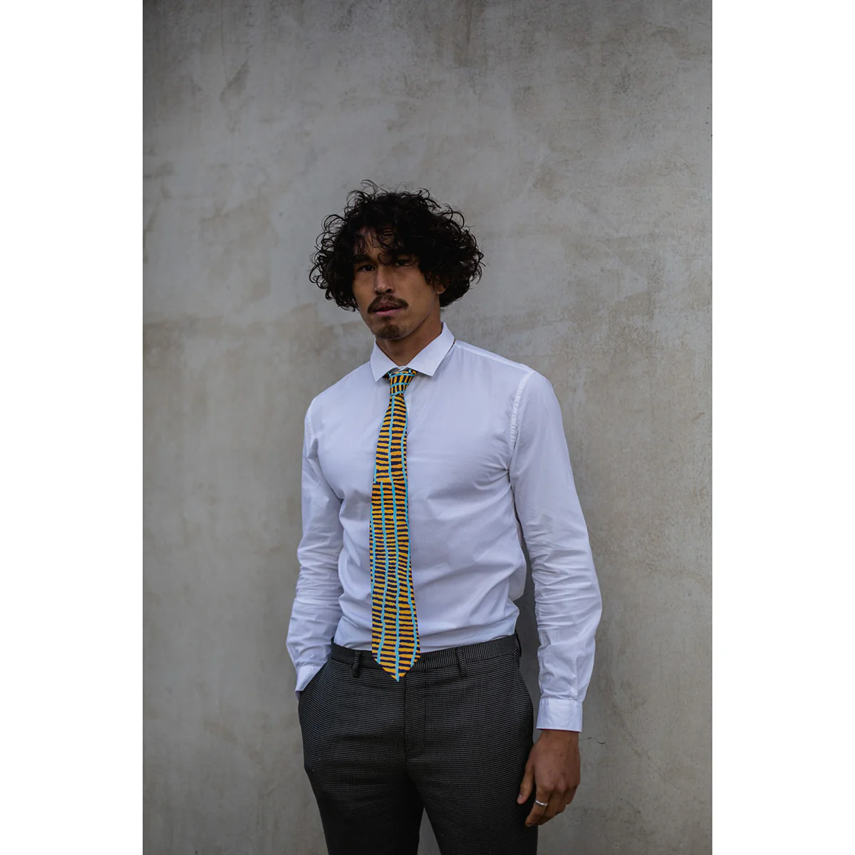 Tie Kulyakartu Ngurra Tie by Wokka Taylor - One of Twelve - Image 2