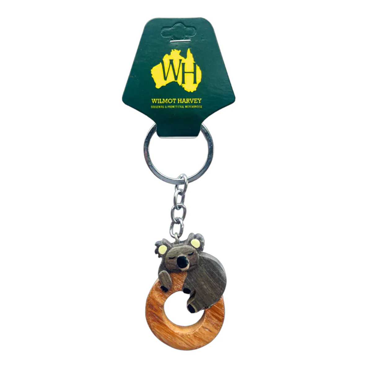 Timber Keyring O Koala Alphabet Range - Wilmot Harvey