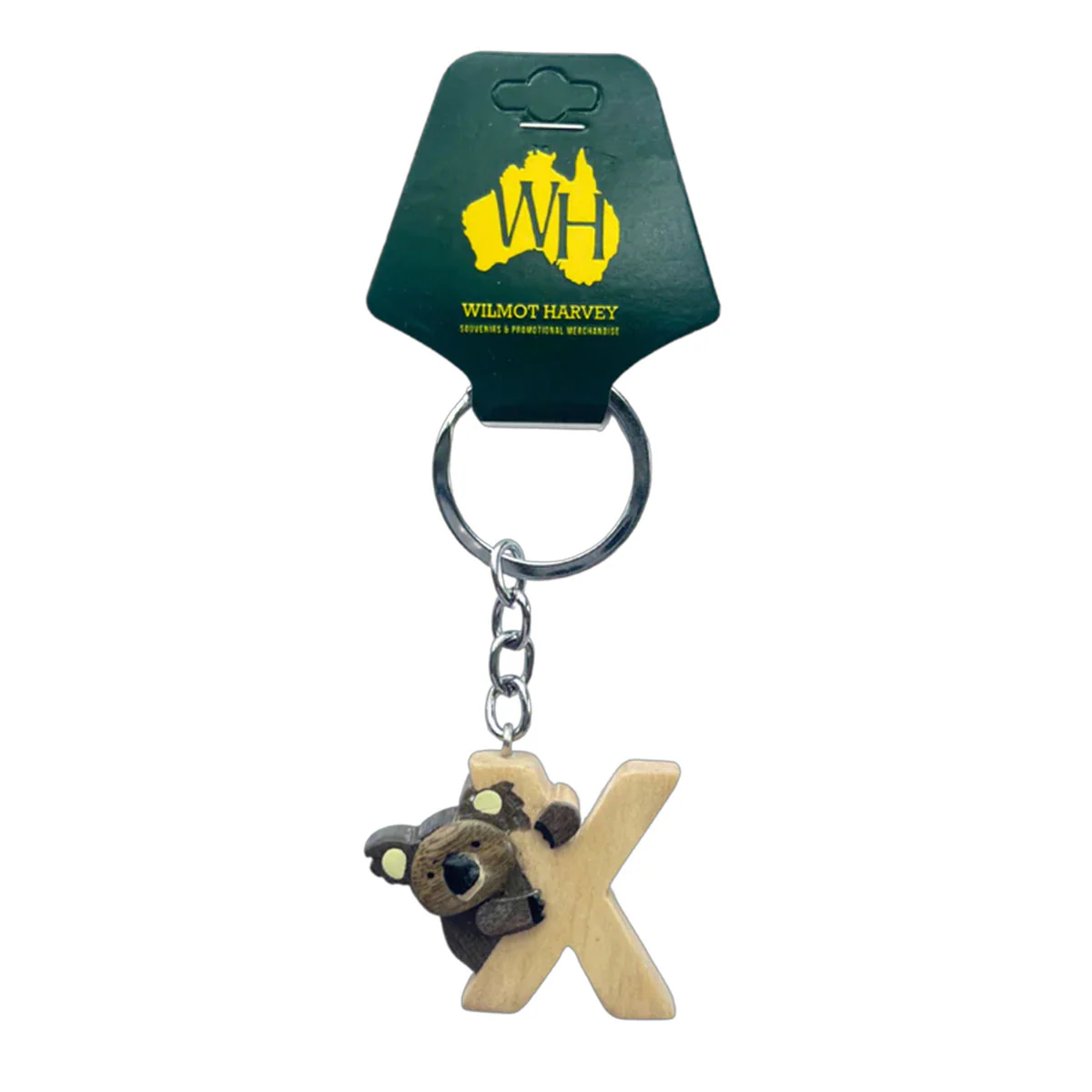 Timber Keyring X Koala Alphabet Range - Wilmot Harvey