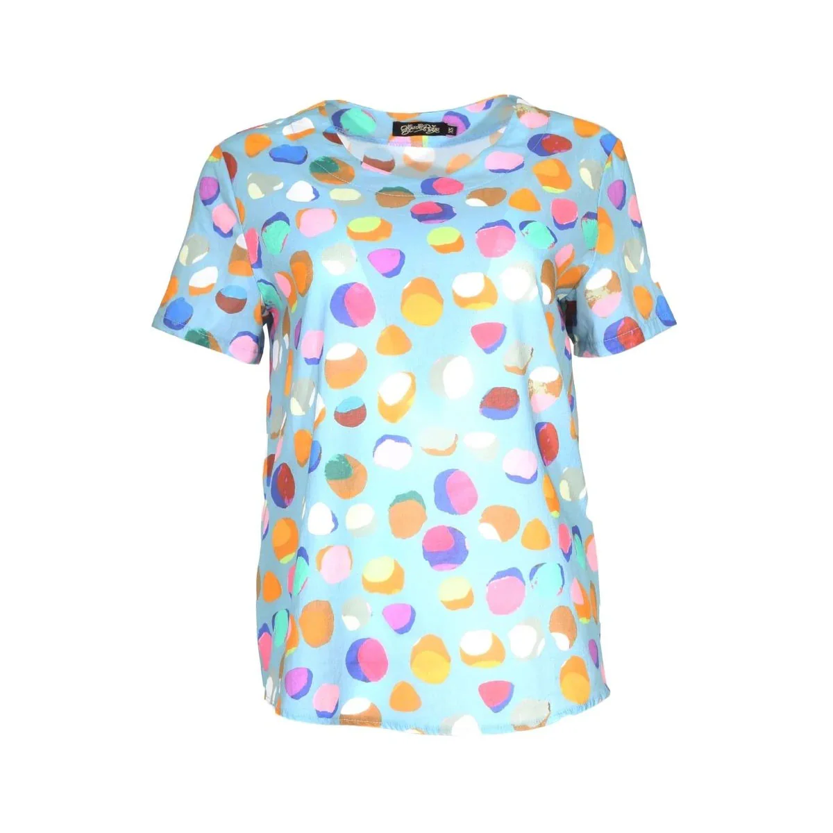 Top Cotton Confetti Blue - Olga de Polga