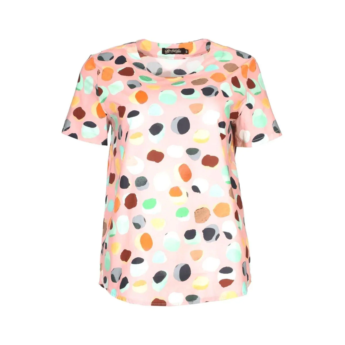 Top Cotton Confetti Pink - Olga de Polga