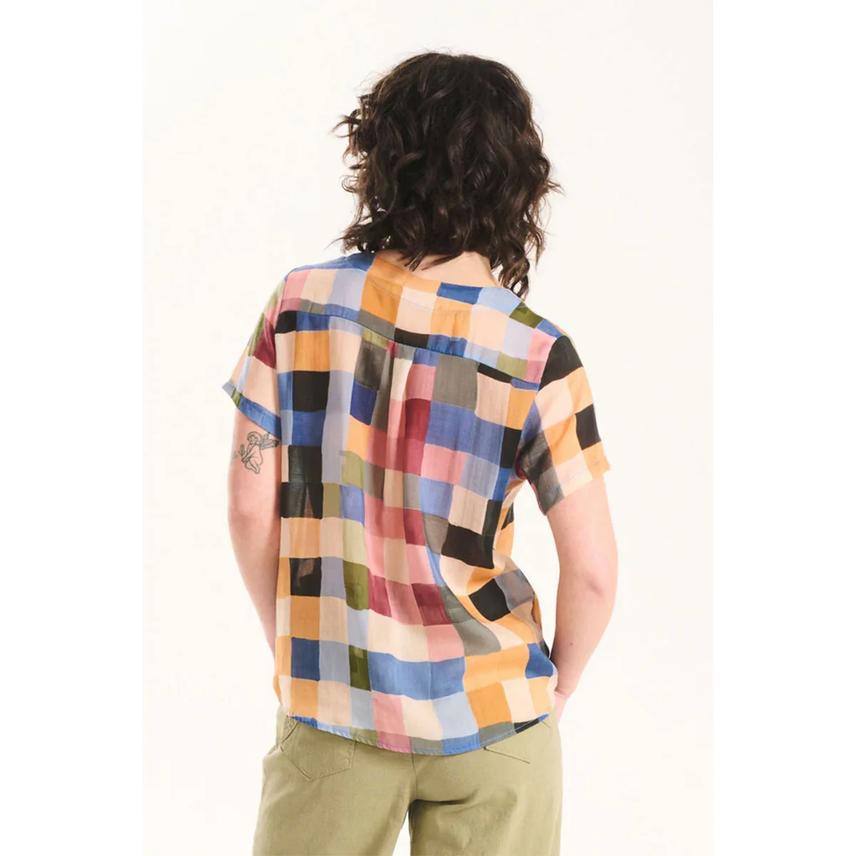 Top Tessara Blush Cotton Voile - Olga de Polga - Image 3