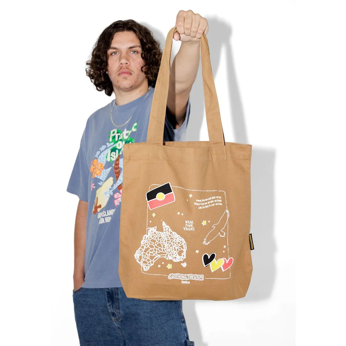 Tote Bag Icon Caramel - Clothing the Gaps - Image 2