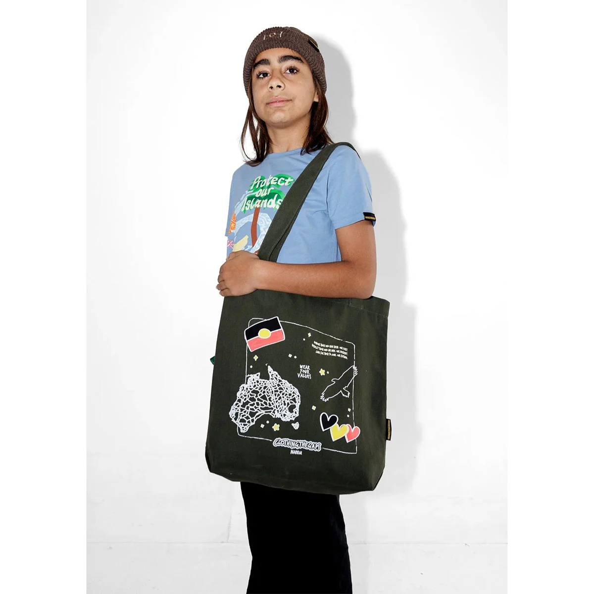 Tote Bag Icon Khaki - Clothing the Gaps - Image 2