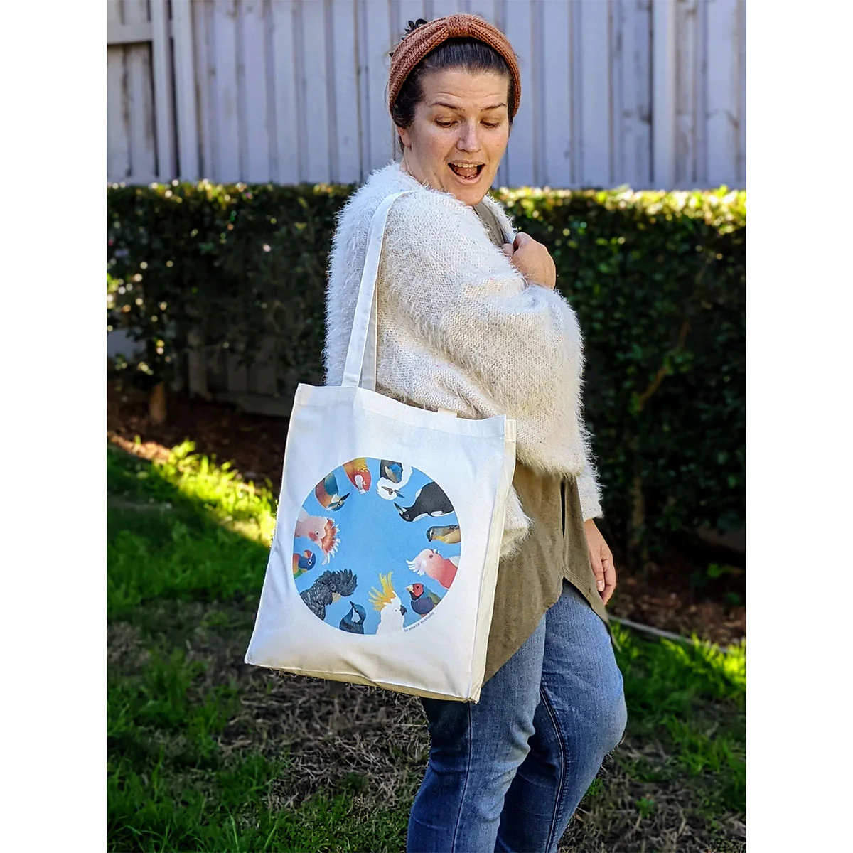 Tote Bag Birds Around - La Source - Image 2
