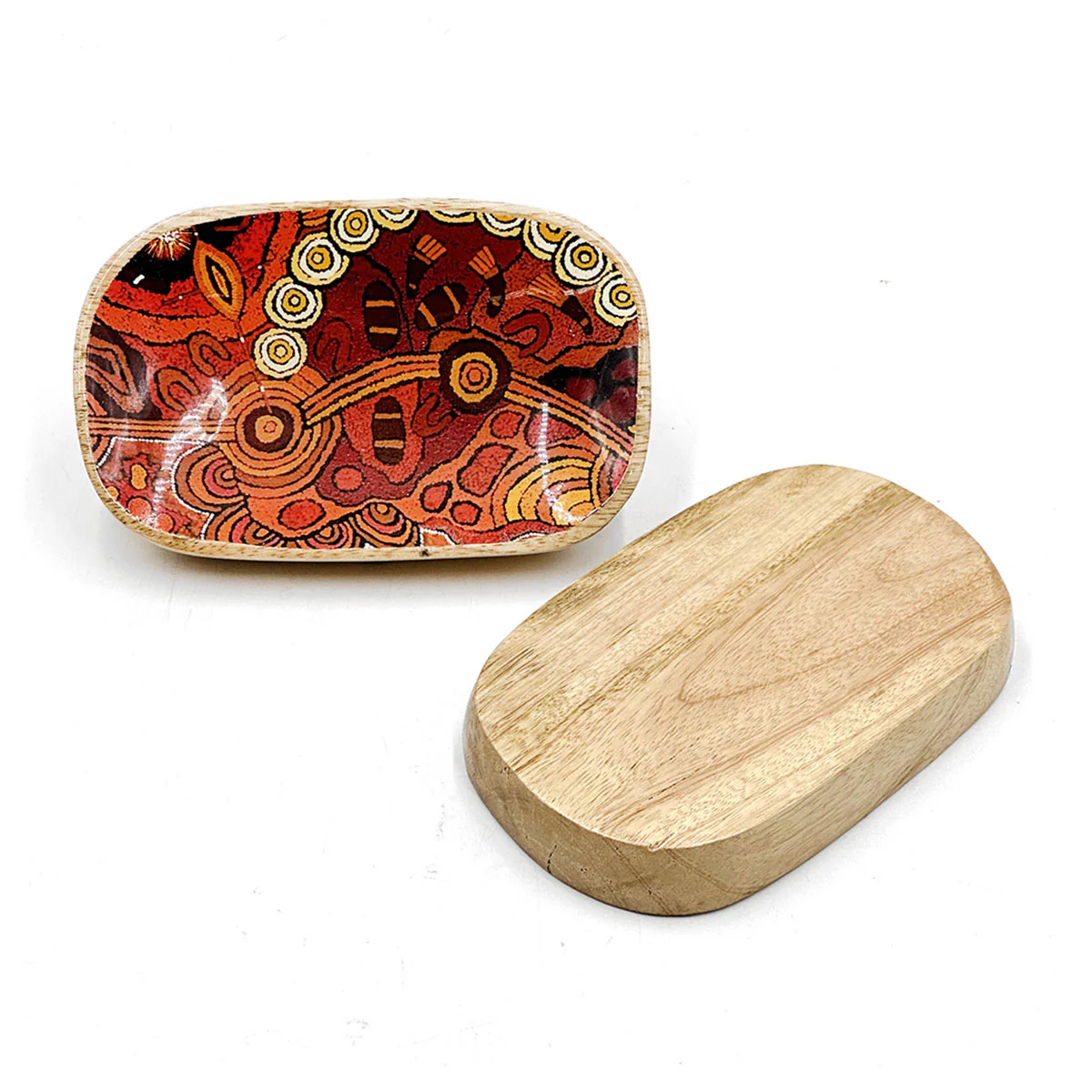 Trinket Dish Oblong Damien and Yilpi Marks BDYM993 - Better World Arts