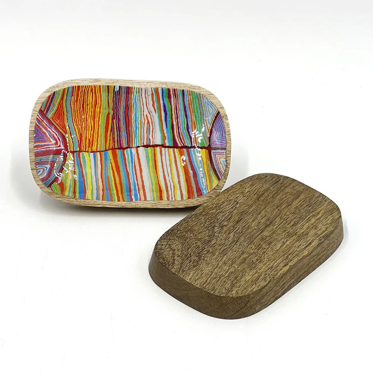 Trinket Dish Oblong Judy Watson AJWA696 - Better World Arts
