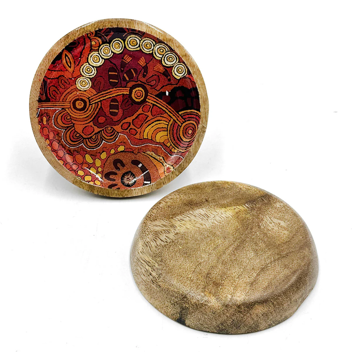 Trinket Dish Round Damien and Yilpi Marks BDYM993 - Better World Arts