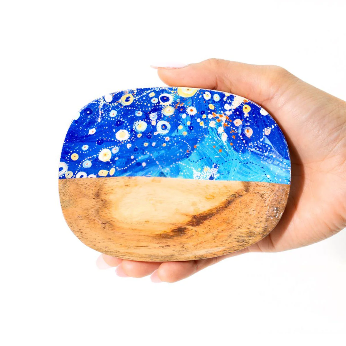 Trinket Dish Stephen Jupurrula Nelson ASJN668AWT - Better World Arts