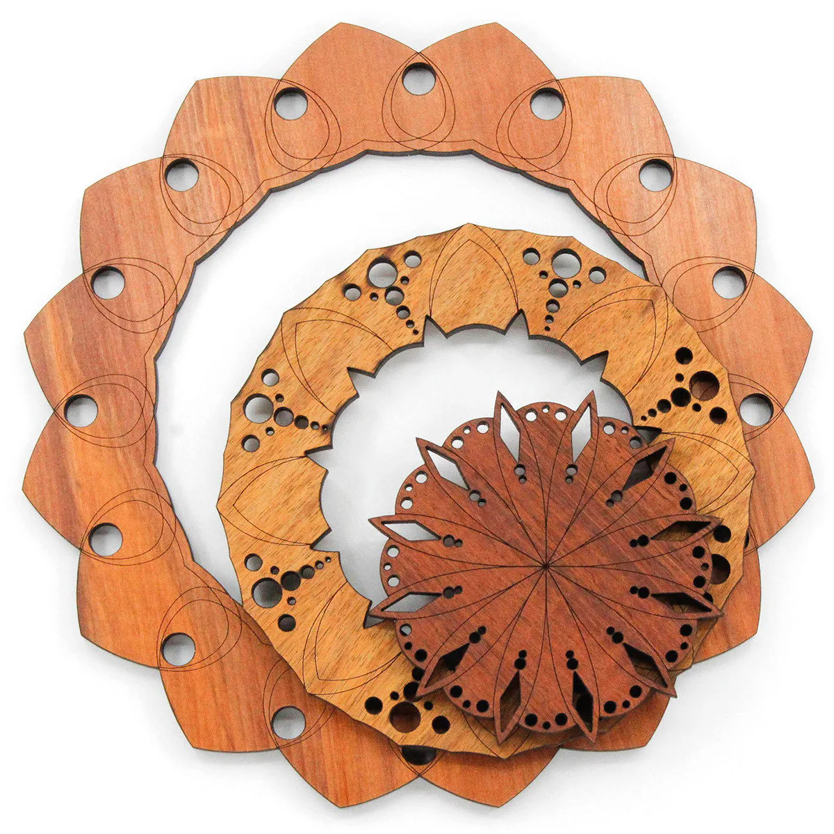 Trivet Mandala Wooden - Buttonworks - Image 2