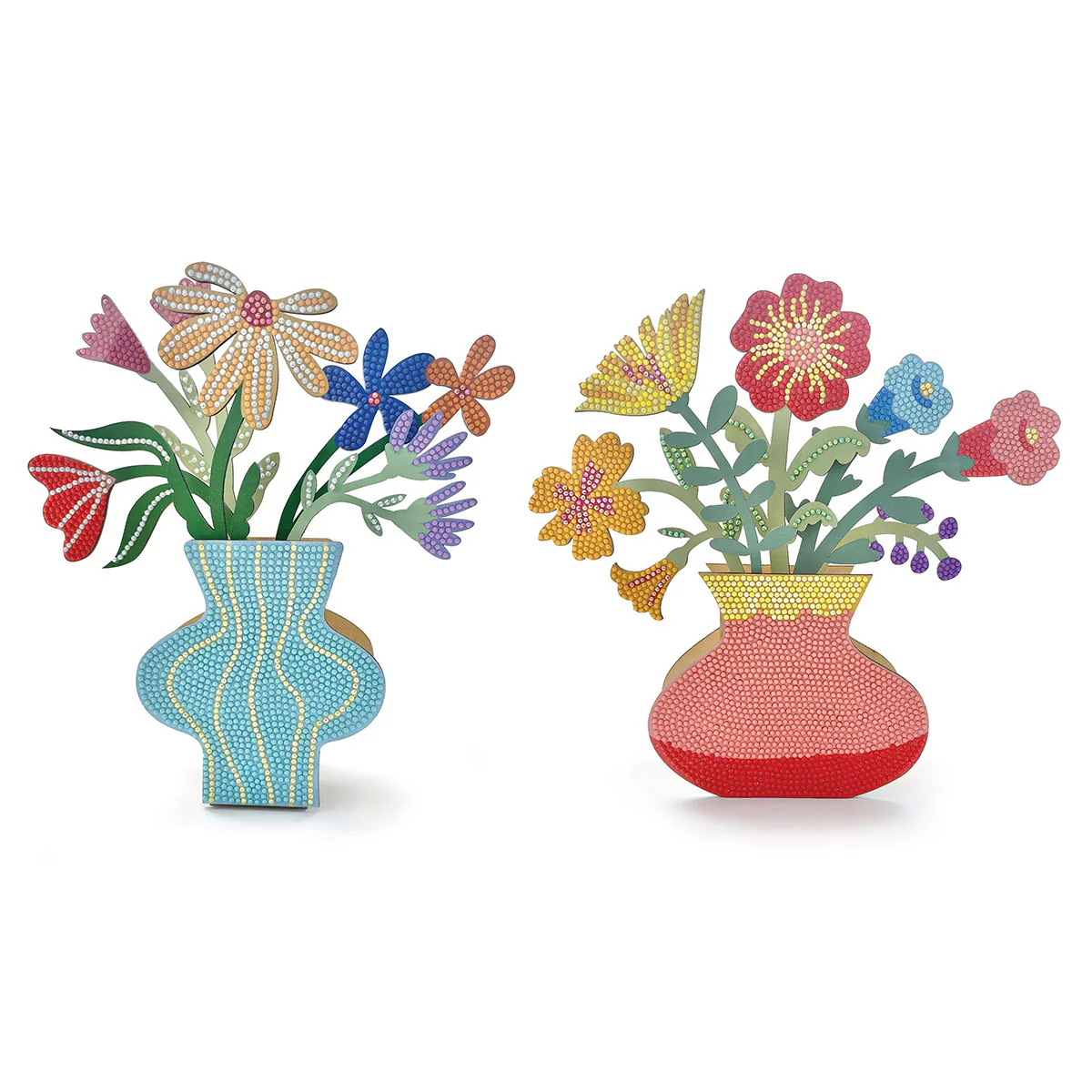 Vase Of Flowers Diamond Art - Isalbi - Image 2