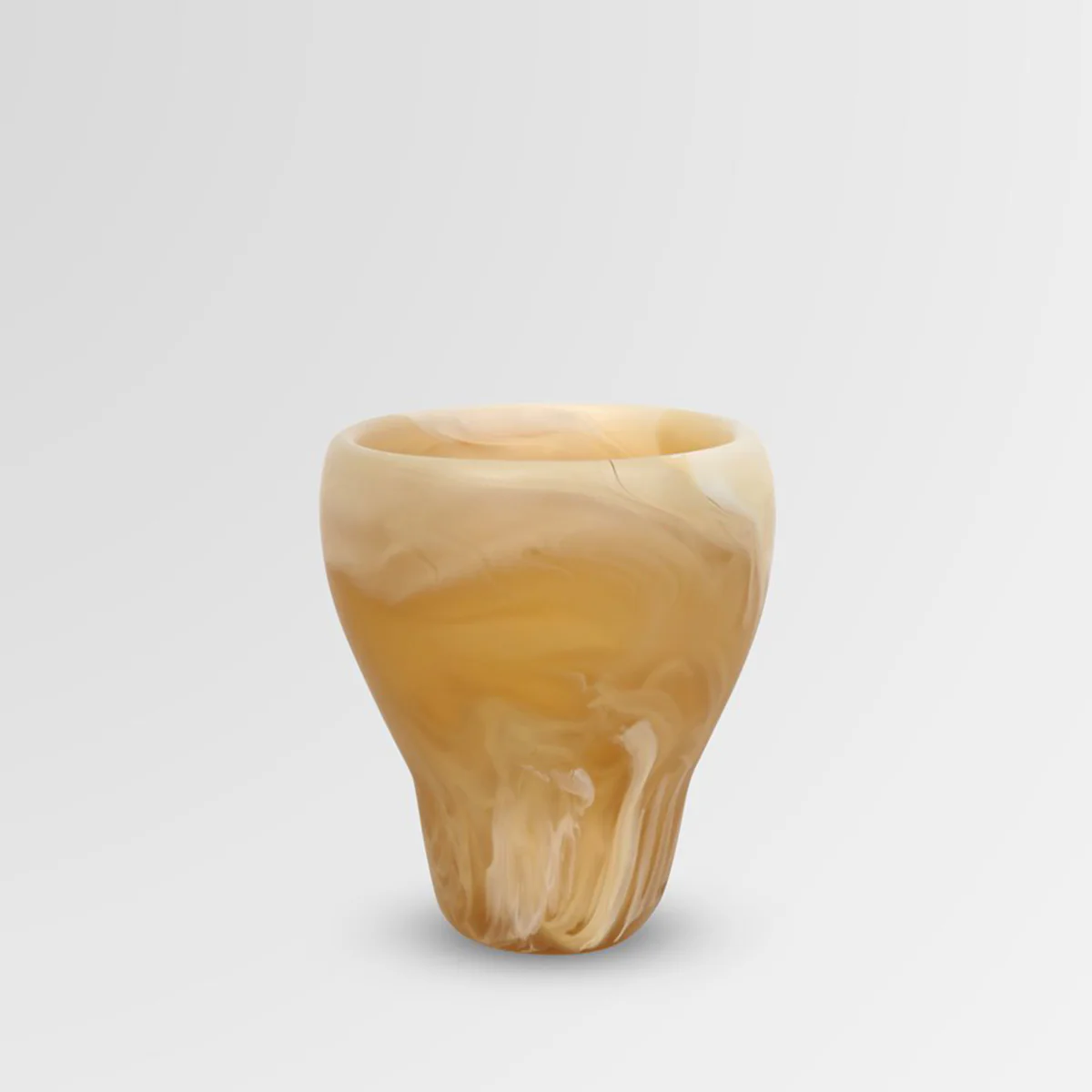 Vase Offering Small Caramel Swirl- Dinosaur Designs - Image 3