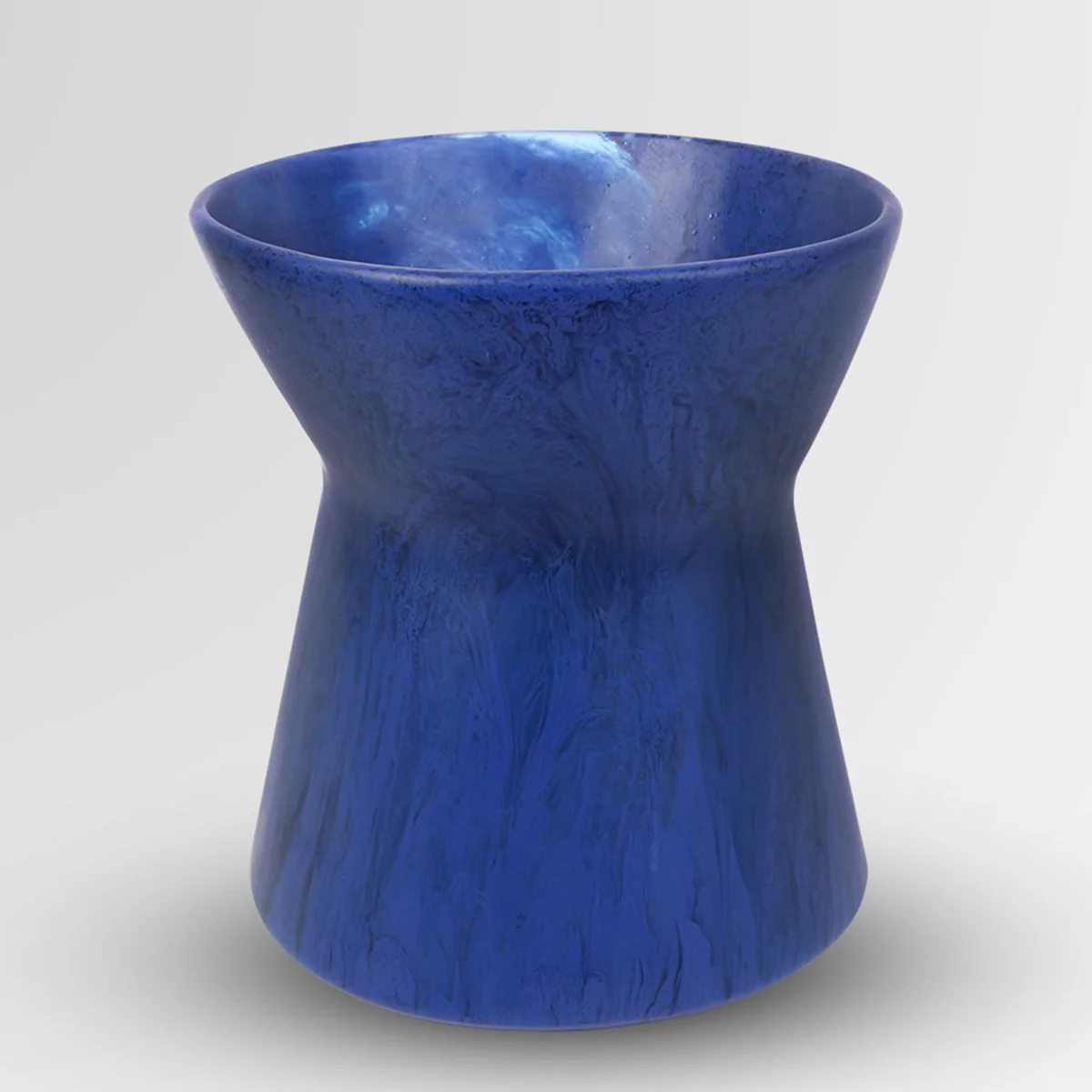 Vase Resin Bow Cobalt - Dinosaur Designs