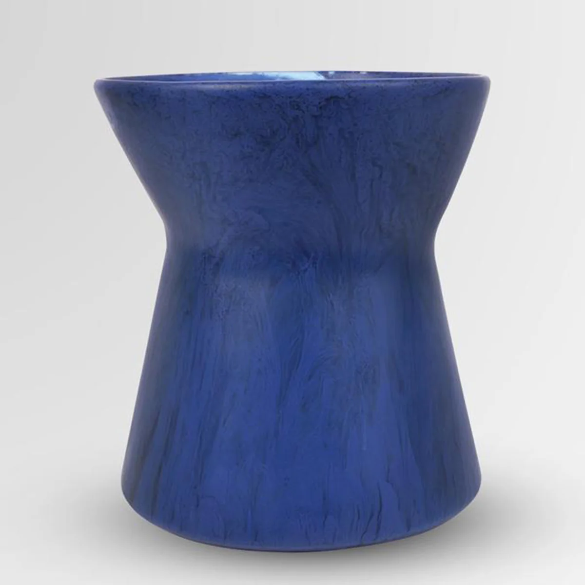 Vase Resin Bow Cobalt - Dinosaur Designs - Image 2