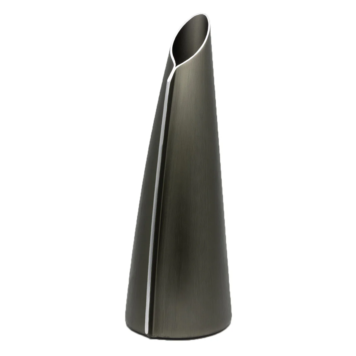 Vase Single Stem Small Charcoal - Fink