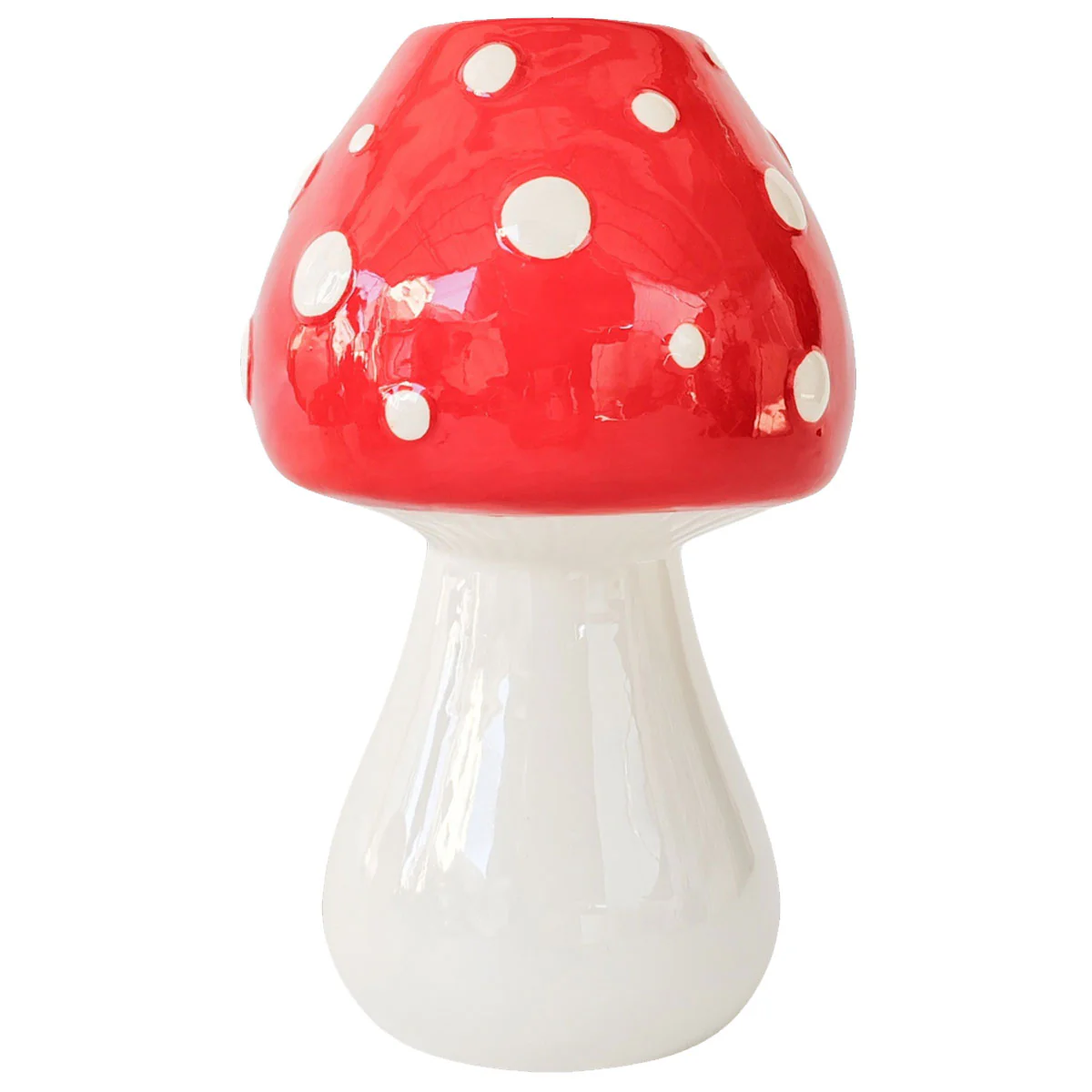 Vase Toadstool Red 19cm - Urban Products