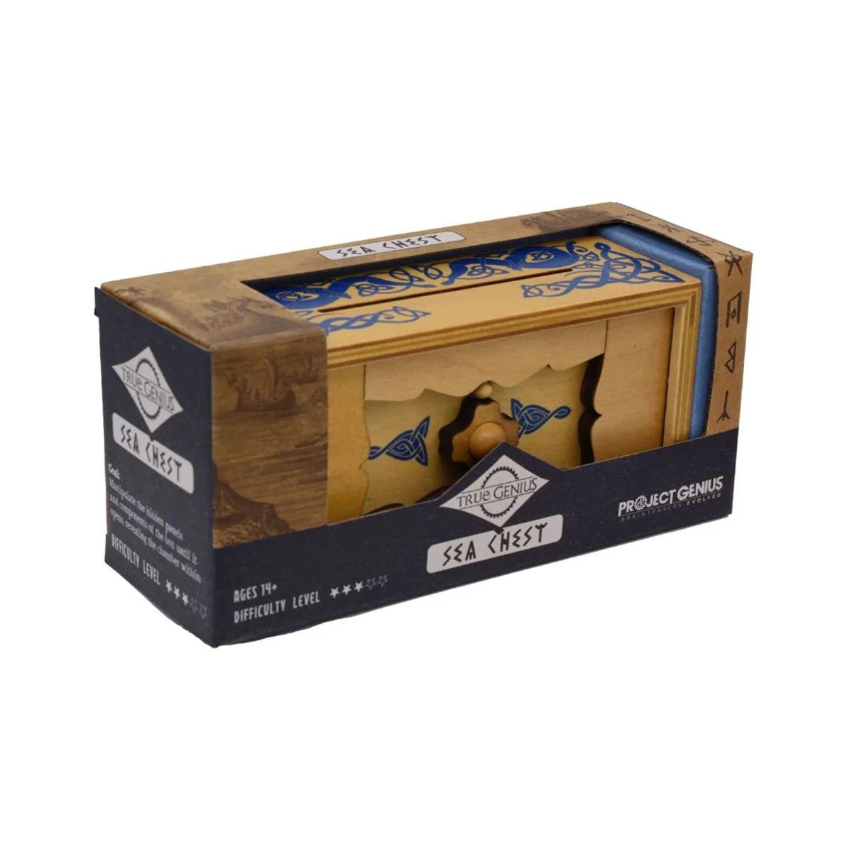 Wood Puzzle Sea Chest - True Genius