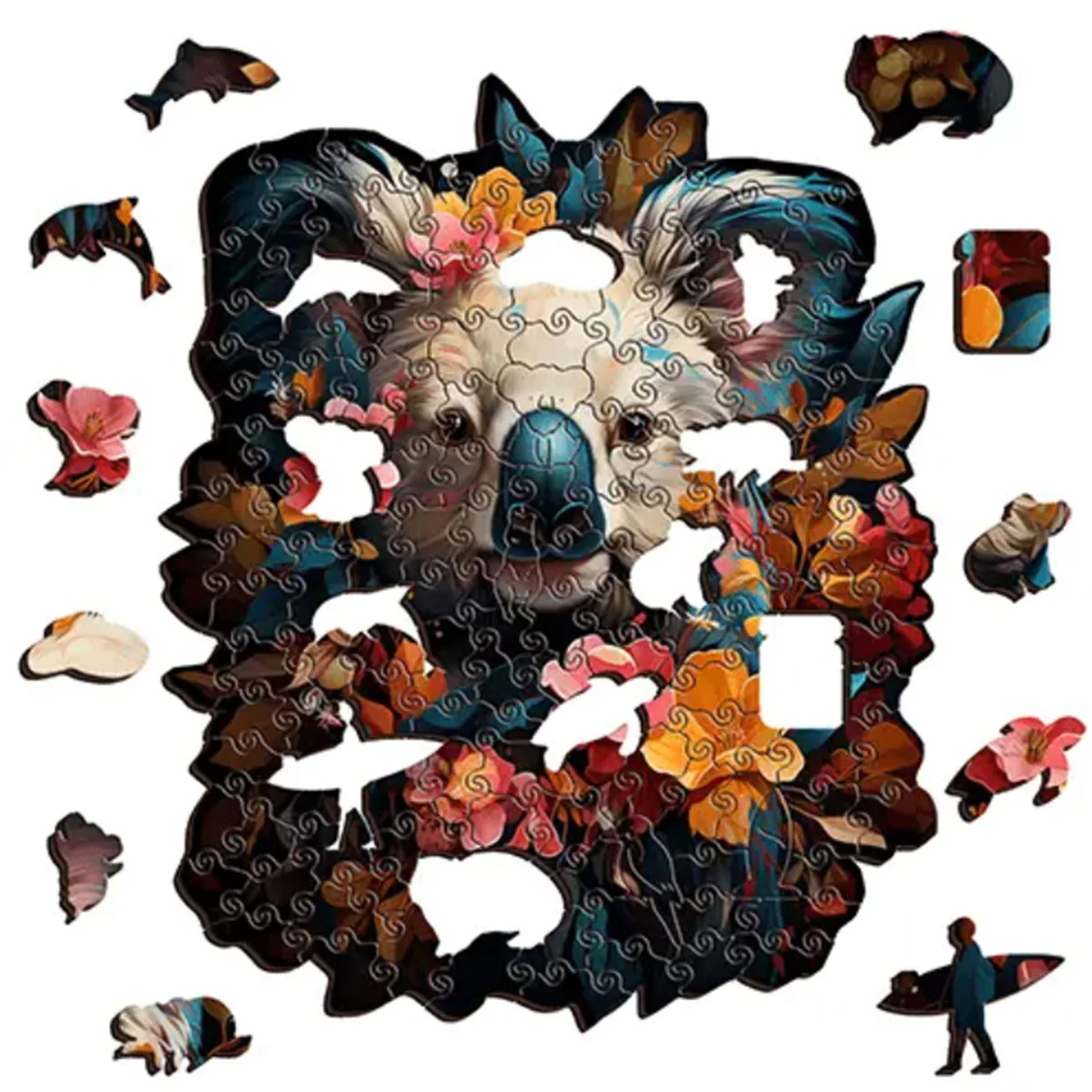 Wooden Puzzle Koala - Puzzle Art Australia - Image 2