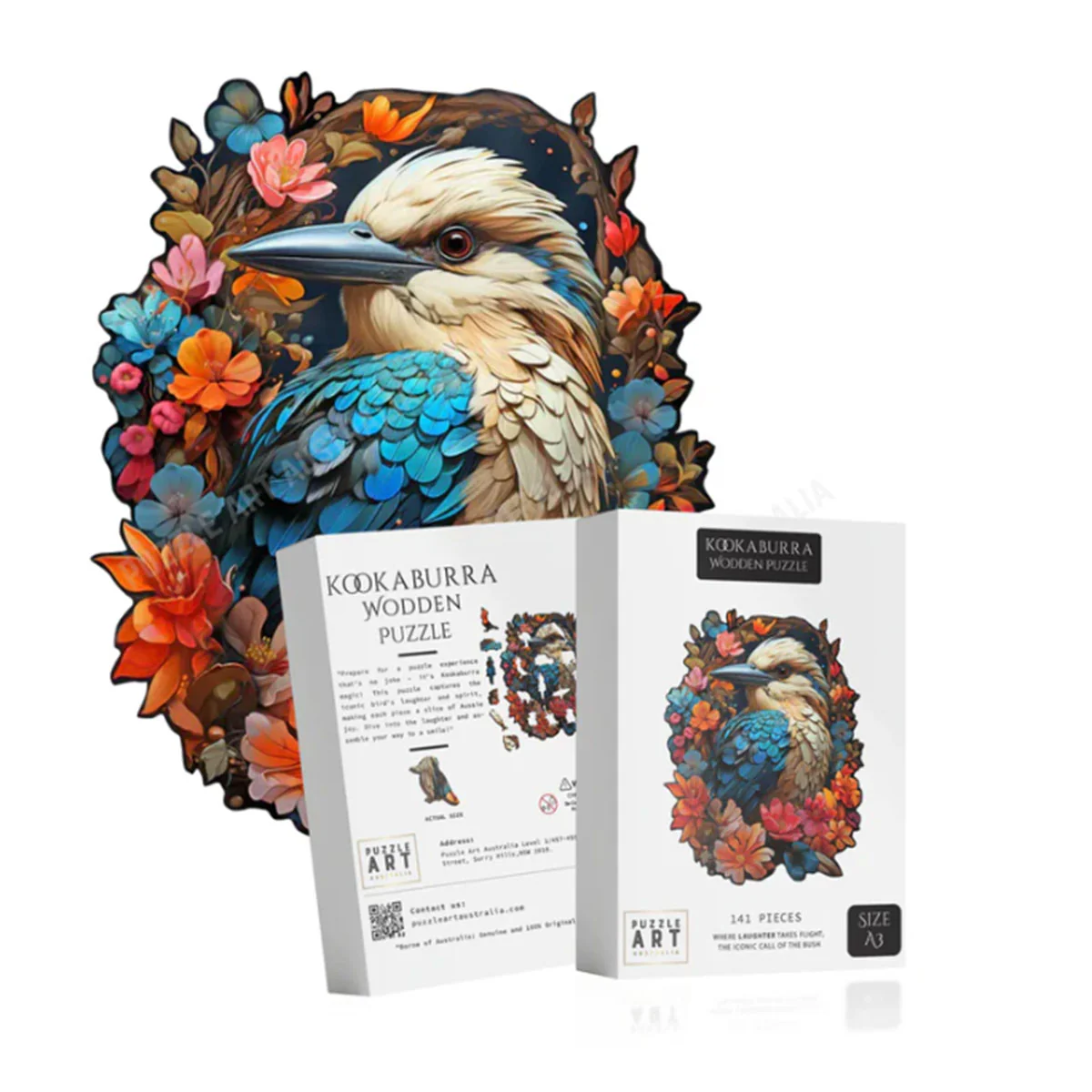 Wooden Puzzle Kookaburra - Puzzle Art Australia