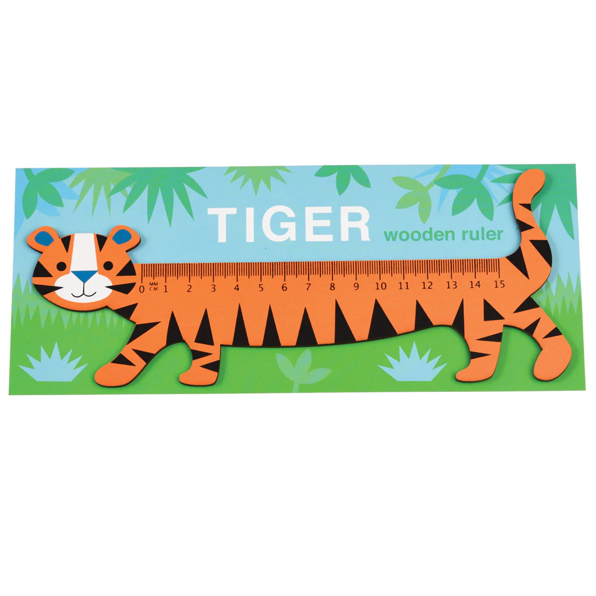 Wooden Ruler Tiger - Bobangles