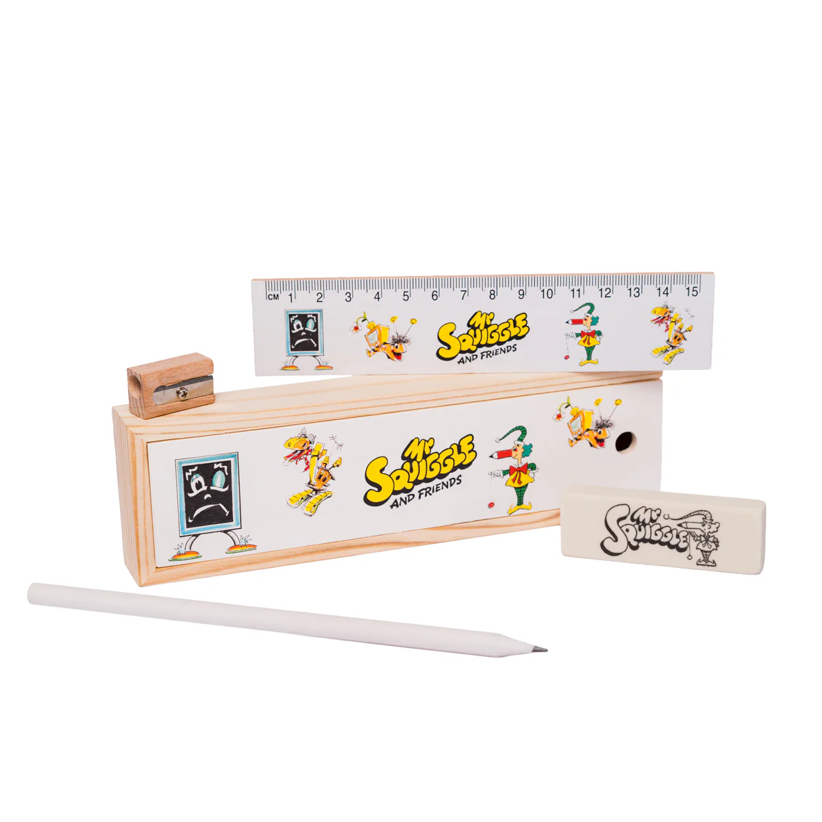 Wooden Stationery Set Mr Squiggle - Image 3