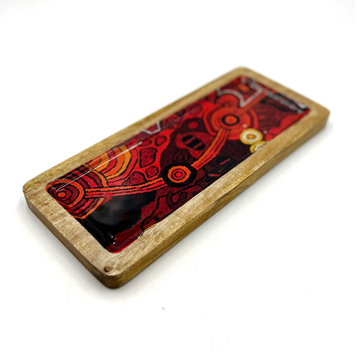 Wooden Tray Damien and Yilpi Marks DYM993- Better World Arts