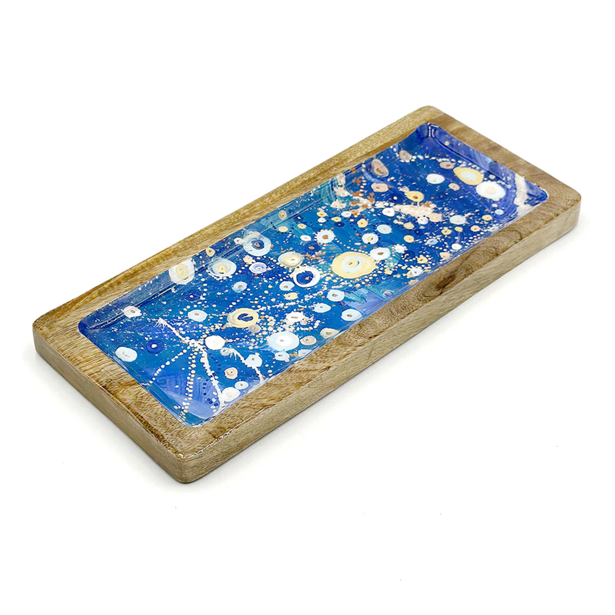 Wooden Tray Stephen Jupurrula Nelson ASJN668 - Better World Arts